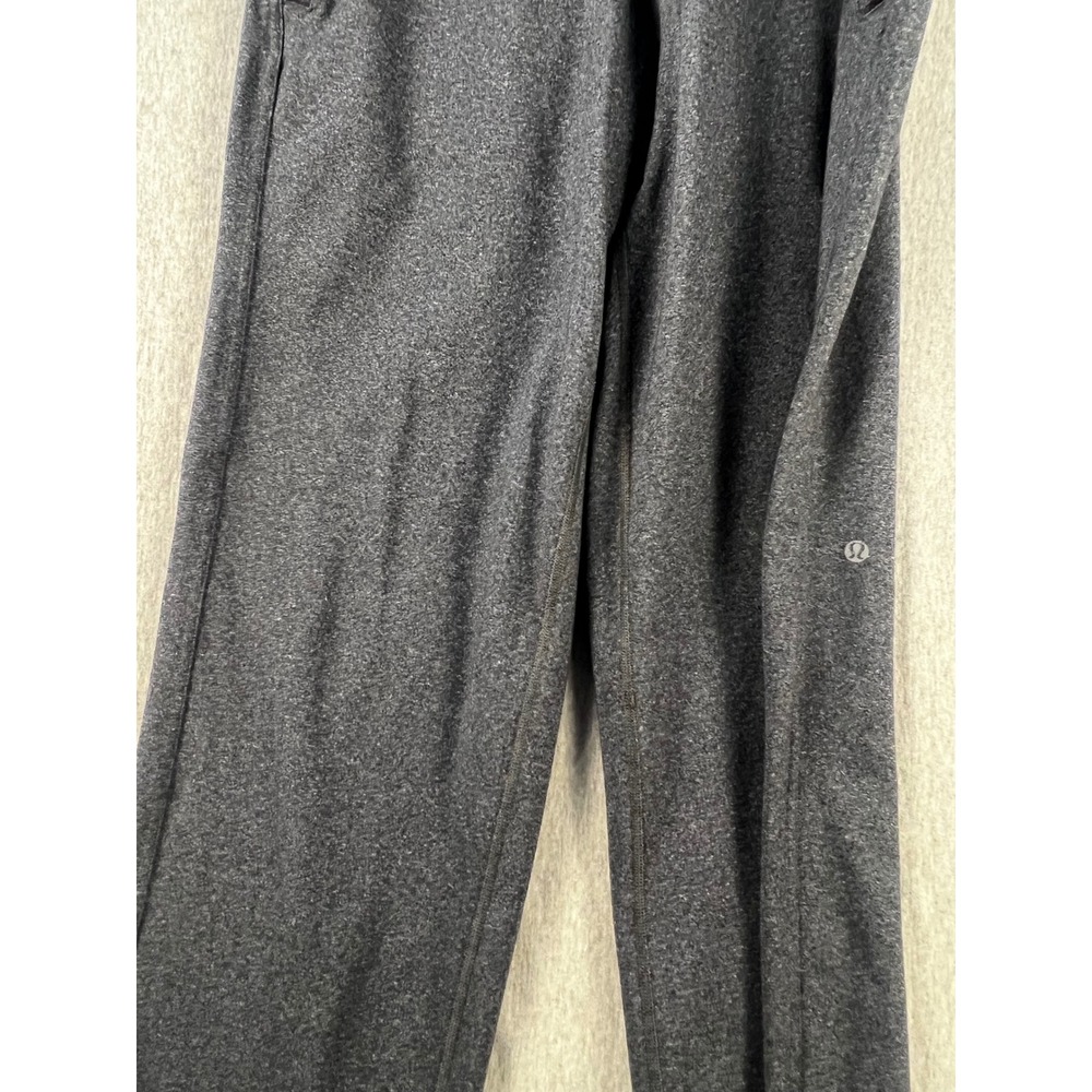 Lululemon ABC Straight Leg Pants Mens Large Charcoal Heather Grey Drawstring - Picture 2 of 6